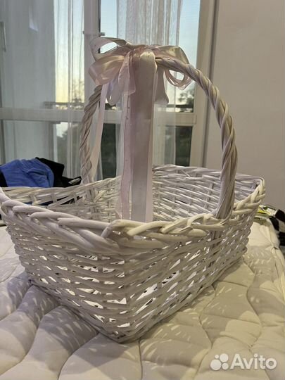 Корзина плетеная большая