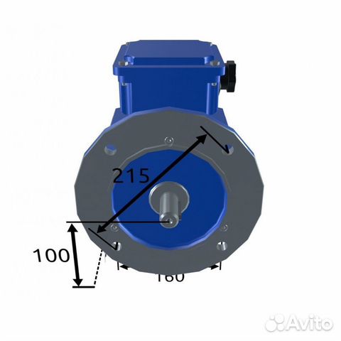 Электродвигатель аир 100L6 (2,2кВт/1000об.мин)