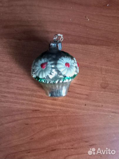 Ёлочные стеклянные игрушки СССР