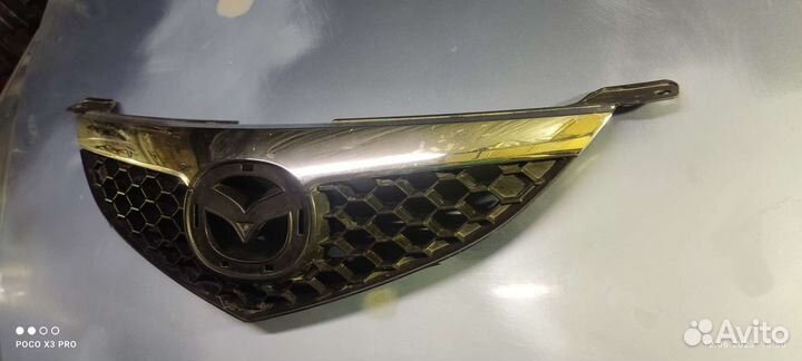 Решетка радиатора Мазда3 седан,2008 год,рестайл