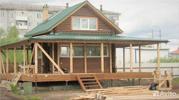 Пристройка к дому под ключ Строительная бригада