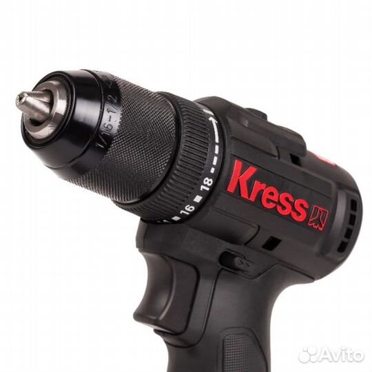 Акк дрель-шуруповерт kress KU212.1 бесщ (20В; 2 АКБ; 2,0Ач; 50Нм; 1,3кг)