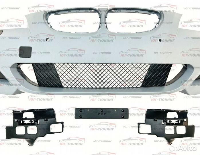 Передний бампер M-пакет на BMW 5 E60