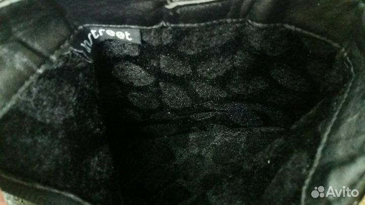 Новые черные полусапожки ботильоны 36-36,5 р