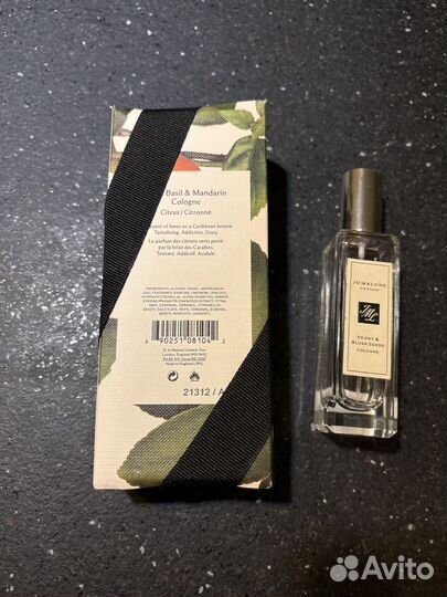 Jo malone оригинальная коробка и флакон