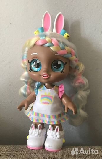 KindiKids Кукла Марша Меллоу Зайчик 25 см