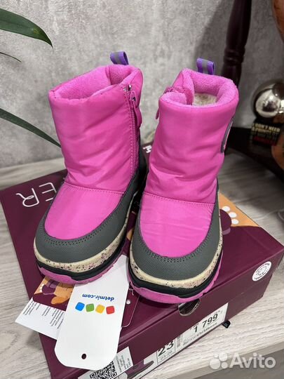 Дутики зимние Tombi 23 размер для девочки