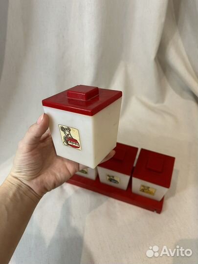 Набор баночек для специй СССР