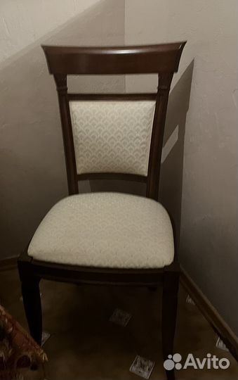 Стулья из массива, Италия, 6 штук