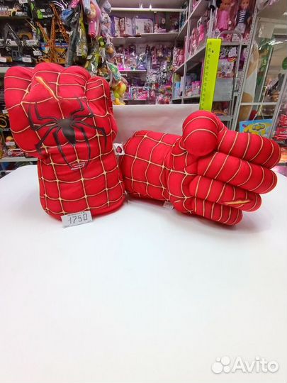 Супергеройские перчатки кулаки Человек Паук