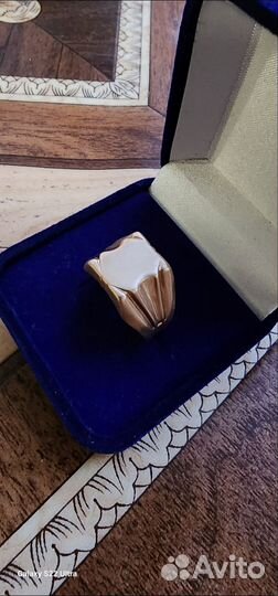 Мужское Золотое кольцо СССР 585