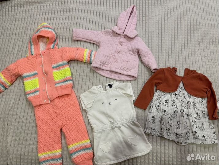 Вещи пакетом на девочку 56-80 р