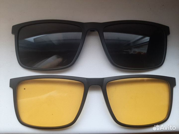 Очки мужские с клипонами