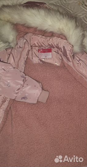 Демисезонный пуховик для девочки