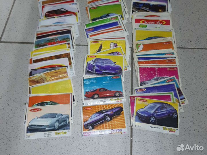 Вкладыши от жвачки turbo турбо