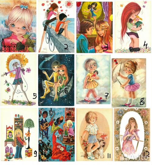 Открытки1980-90гг. Испания (выпущ. для Франции.)