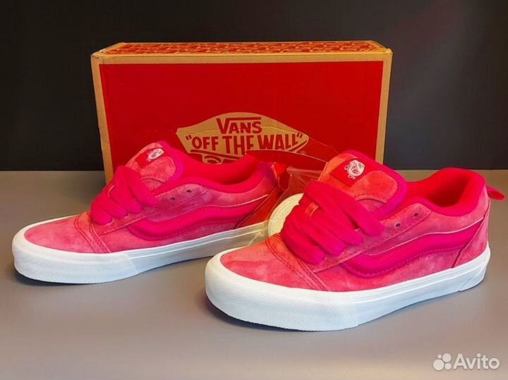 Vans Knu Skool Дутыши Розовые Pink