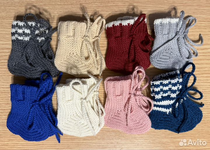 Шерстяные носки для недоношенных