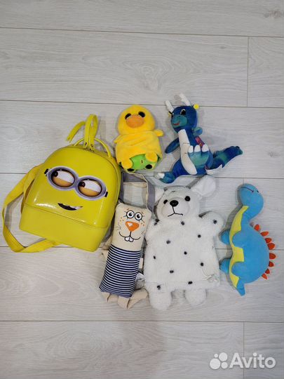 Мягкие игрушки+рюкзак