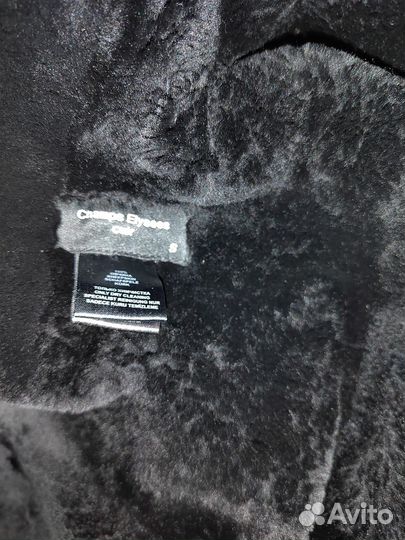 Кожаное пальто42 44 черное