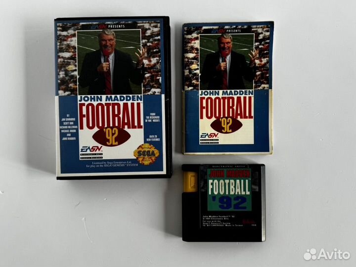 Игры John Madden 1992-1998 Sega Genesis