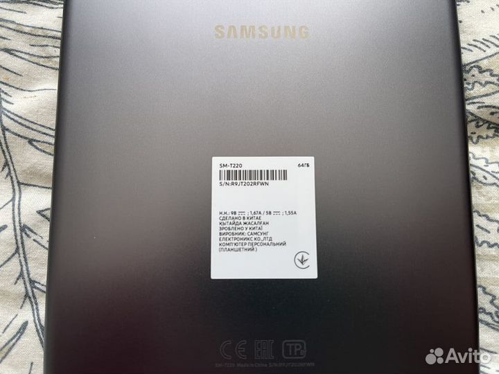 Планшет Samsung Galaxy Tab A7 Lite 64GB Dark Grey