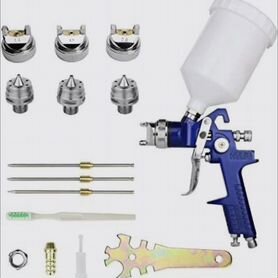 Краскопульт с 3-мя дюзами hvlp пневматический