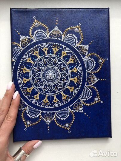 Картина - Мандала финансового процветания