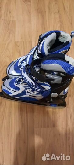 Коньки хоккейные раздвижные nordway р.34