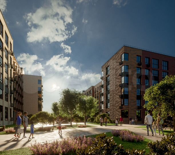 2-к. квартира, 58,2 м², 2/6 эт.