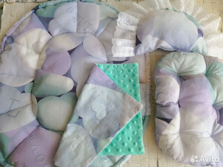 Мягкая кроватка для кукол