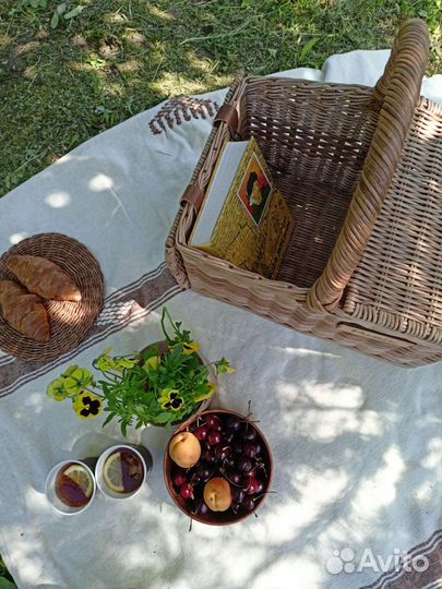 Корзина плетеная для пикника