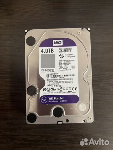 Жесткий диск WD40purx WD Purple(нерабочий)