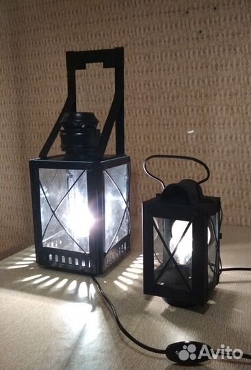 Светильники винтажные из старинных фонарей
