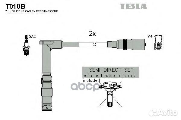 T010B-TSL к-кт проводов\ MB W202 2.0-2.3 M111