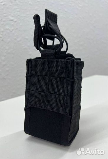 Подсумок тактический на 2 магазина ак открытый 