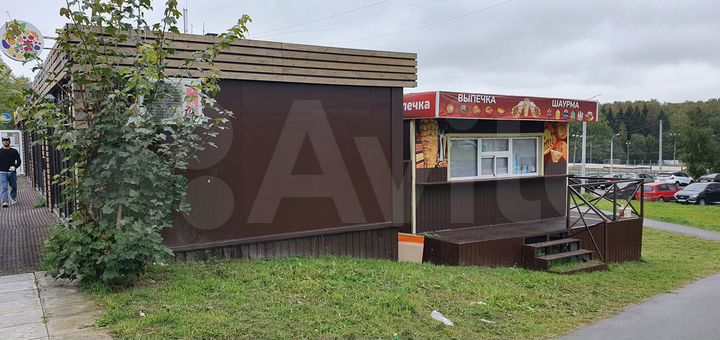 Павильон выпечка-шаурма 12.5 м²