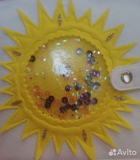 Развивающая книга из фетра в наличии