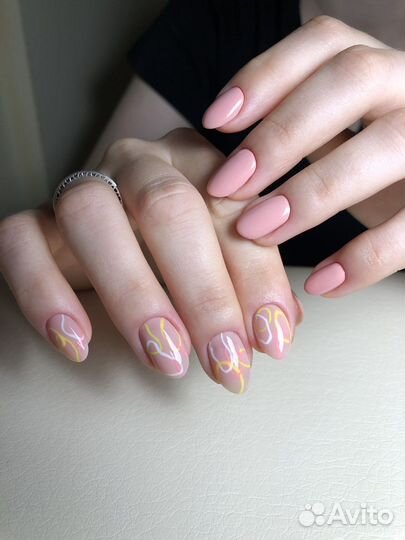 Маникюр педикюр с покрытием гель лак
