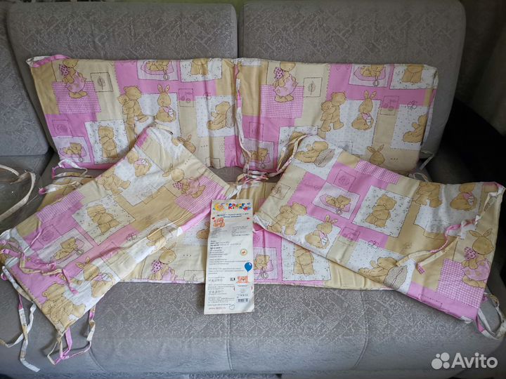 Бортик для детской кроватки