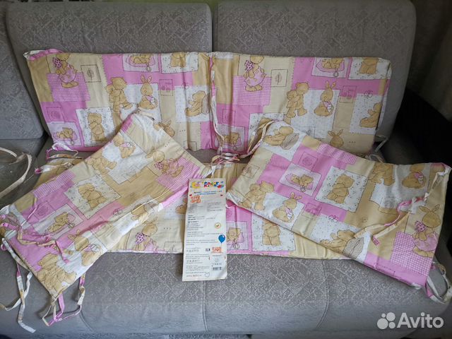 Бортик для детской кроватки