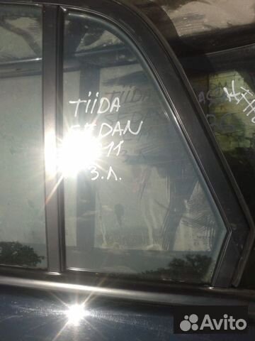 Стекло заднее левое Nissan Tiida C11