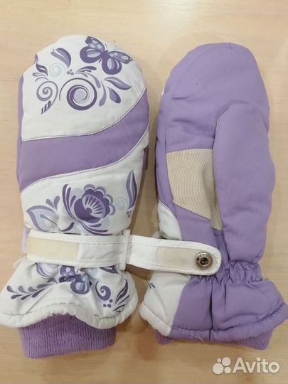 Варежки зимние