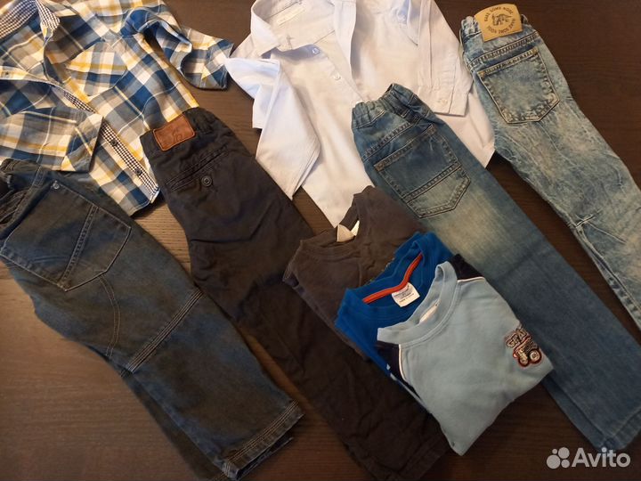 Вещи пакетом для мальчика 104 110, 4-5 лет