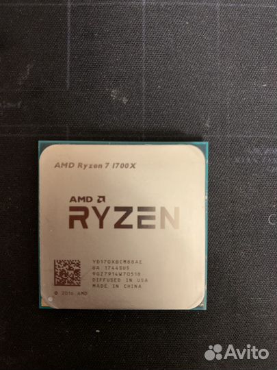 Amd ryzen 7 1700x Не рабочий