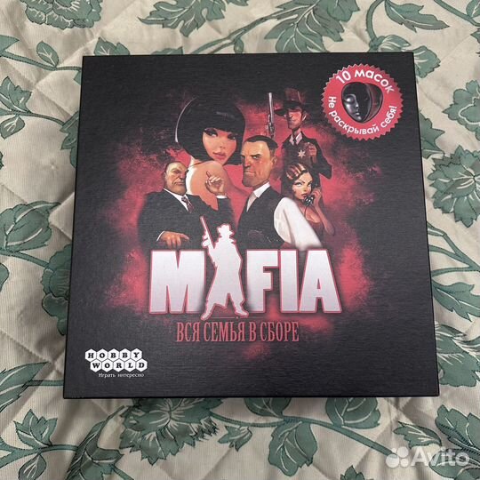 Настольная игра мафия с масками