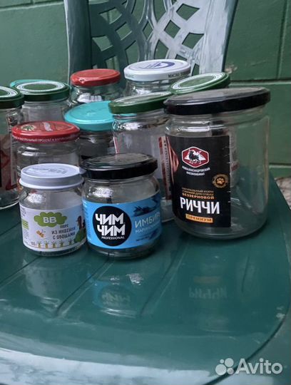 Банки стеклянные с винтовой крышкой