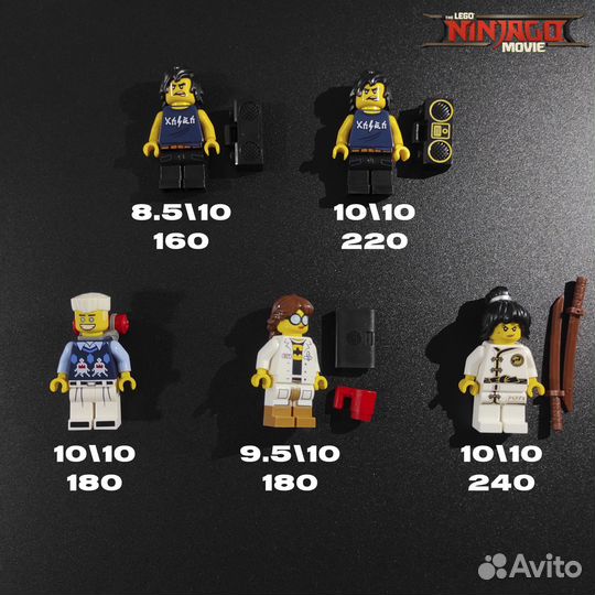 Lego Ninjago Минифигурки