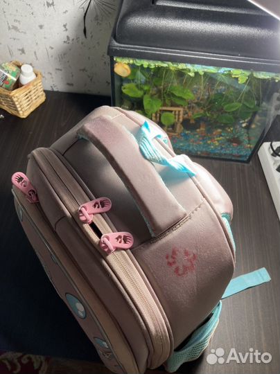 Рюкзак ортопедический школьный для девочки Grizzly