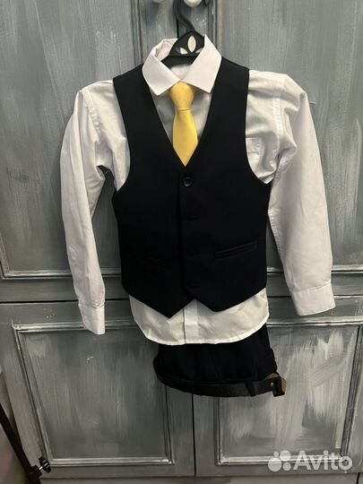 Школьный костюм темно синий 116-122